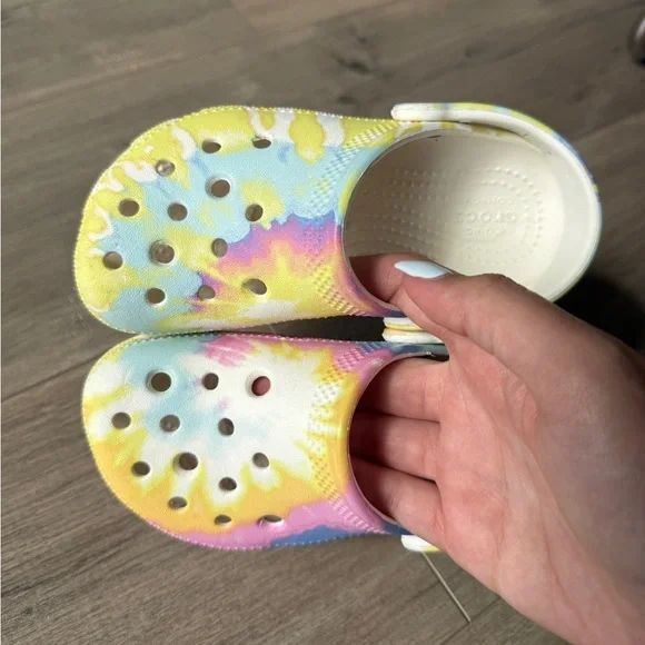 CROCS Colorful Tie dye Kids C10 - Picture 6 of 7